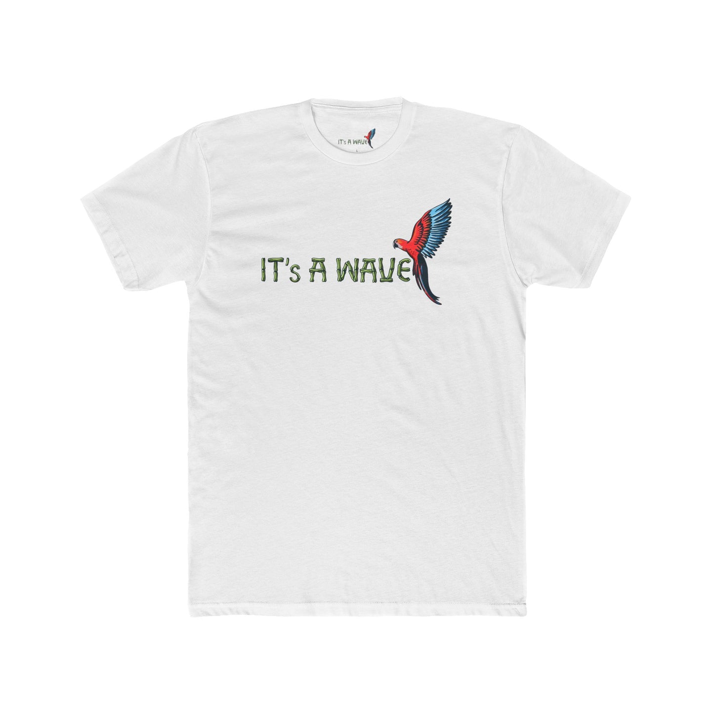 ITS A WAVE BAMBOO Unisex Cotton Crew Tee