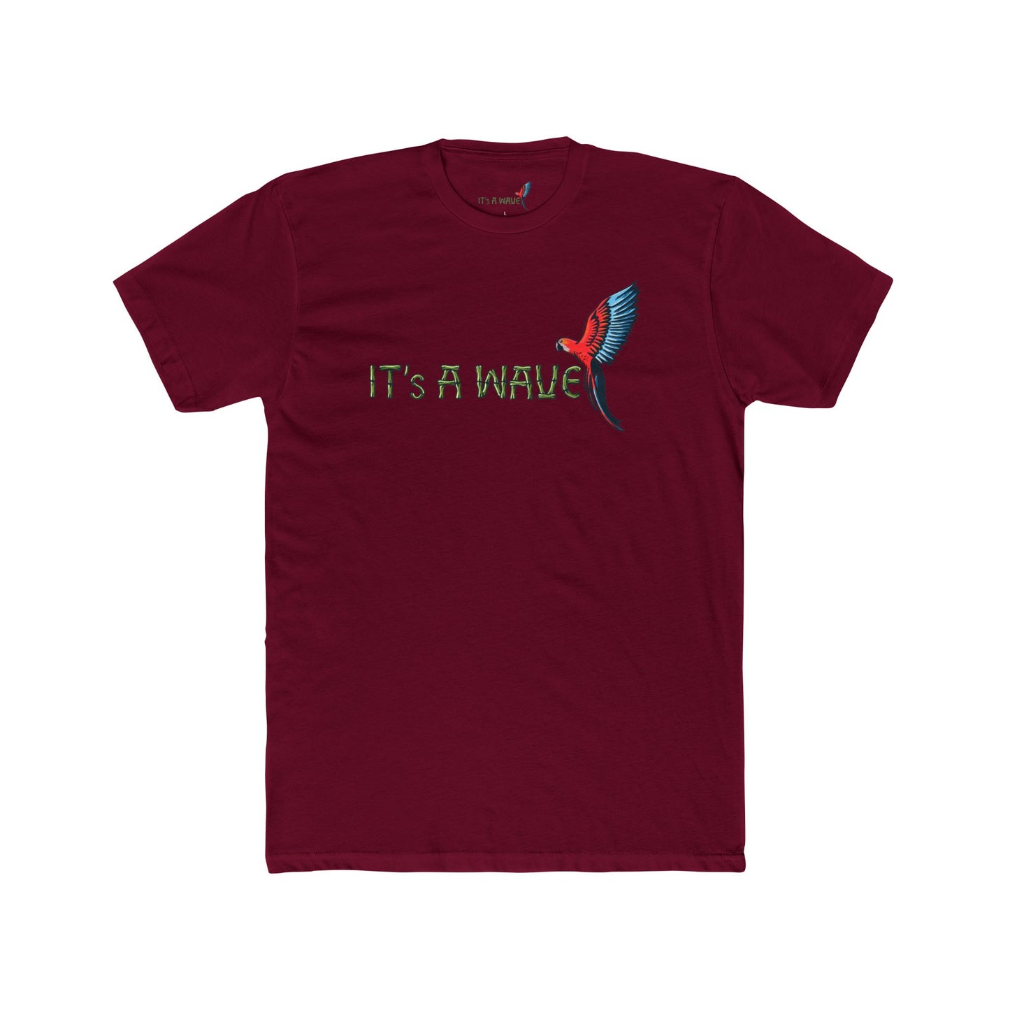 ITS A WAVE BAMBOO Unisex Cotton Crew Tee